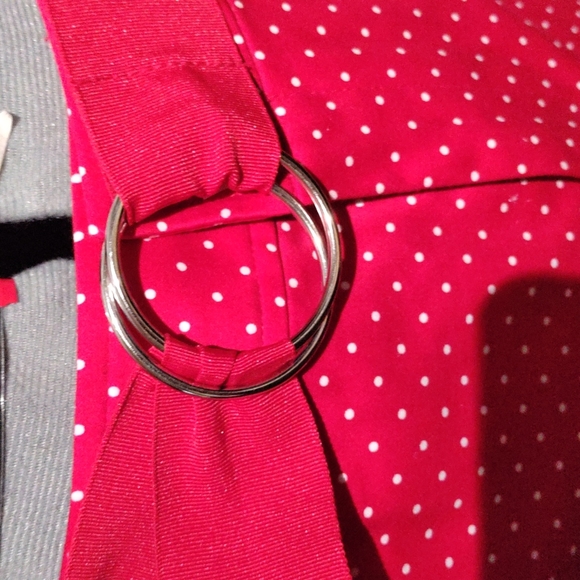 Chaps red polka dot skirt size 14 - Picture 3 of 7